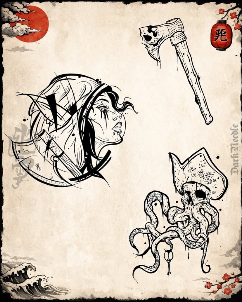 Tatouage de Dark Needle