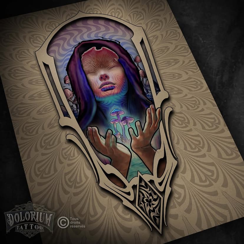 Tatouage de DOLORIUM tattoo