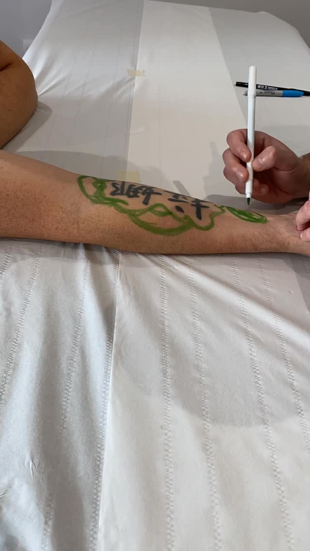 Tatouage de Dragon bleu