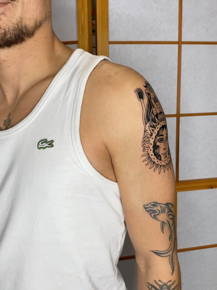 Tatouage par Dragon bleu