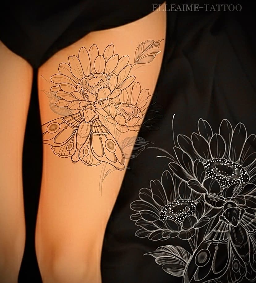 Tatouage de Elle Aime Tattoo Studio