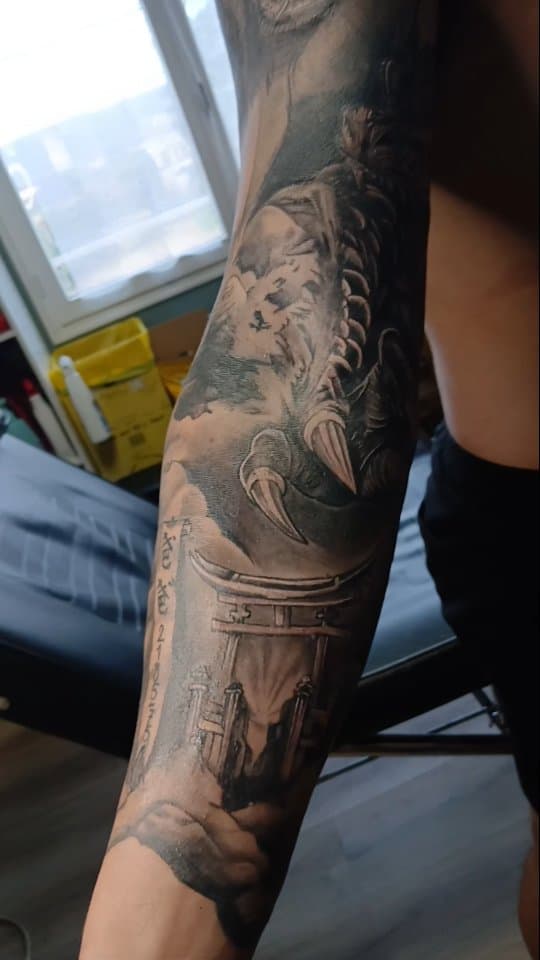 Tatouage de Enk'Rage studio