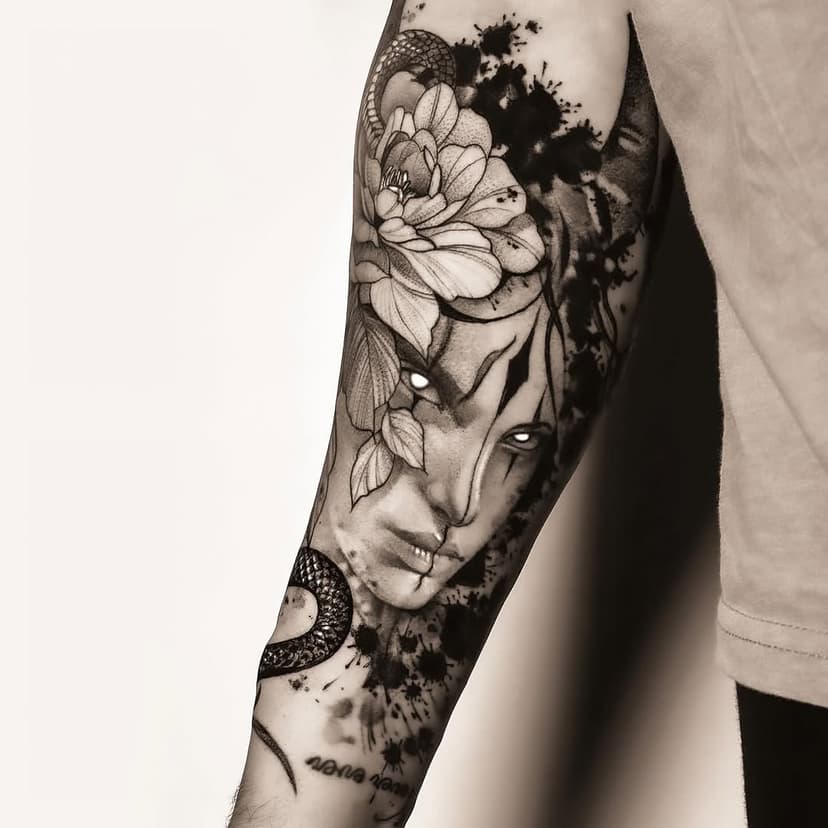 Tatouage de EXLIBRISTATOUEUR Medical cover tattoo