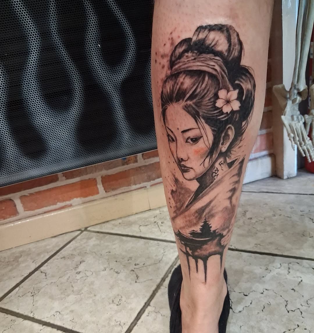 Tatouage par Fabrice Vovard