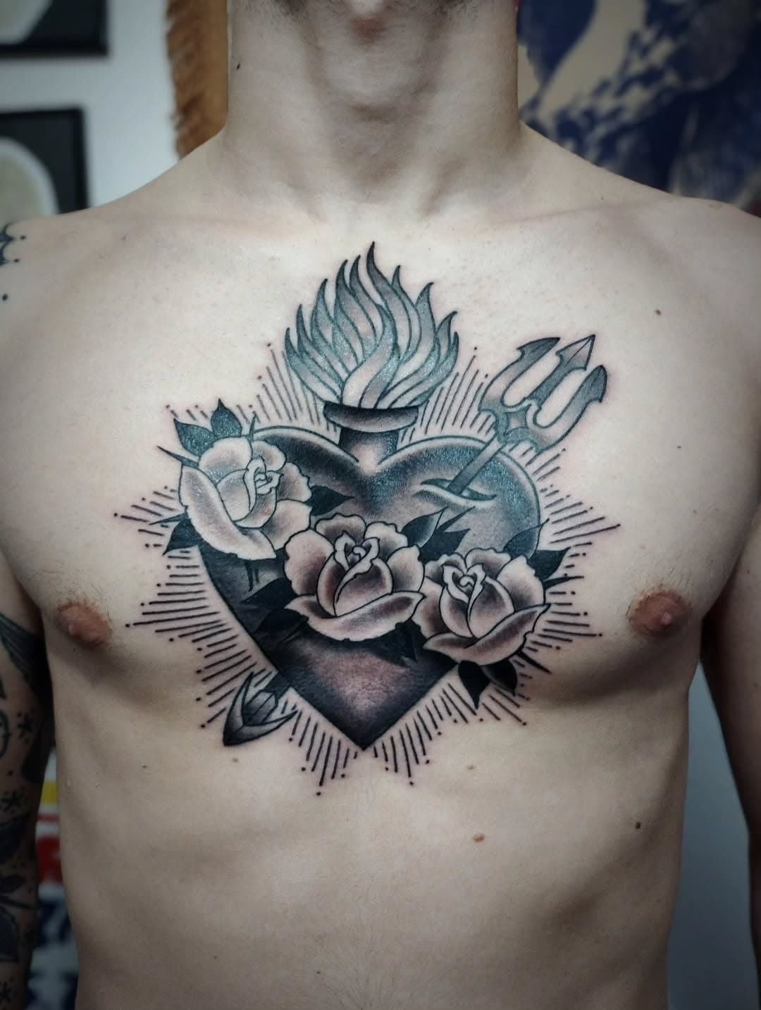 Tatouage par Fallen Swallow Tattoo