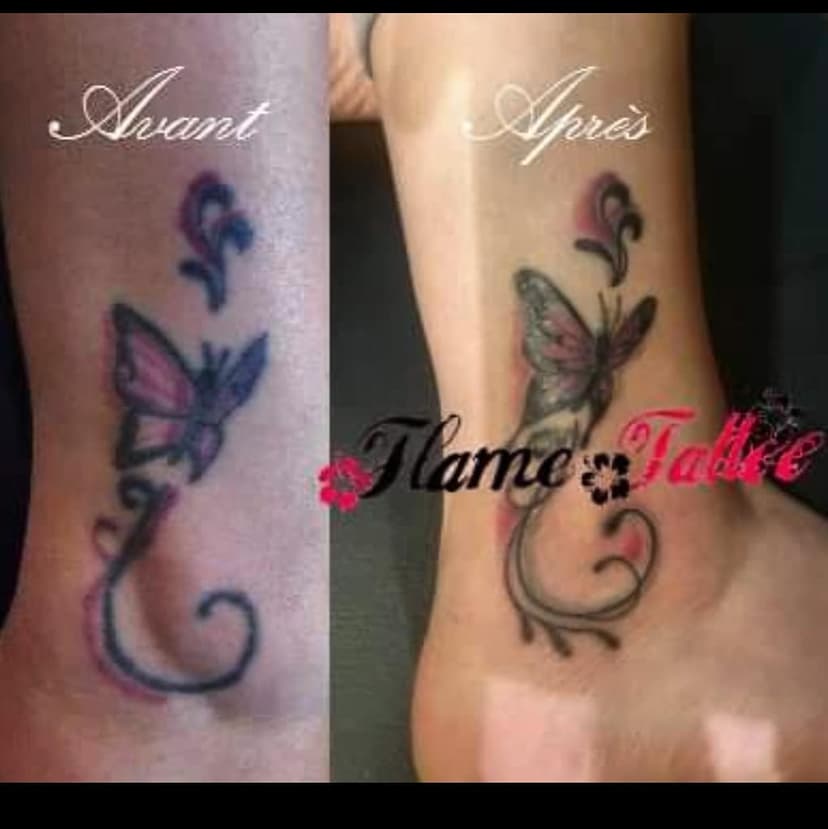 Tatouage de Flame Tattoo