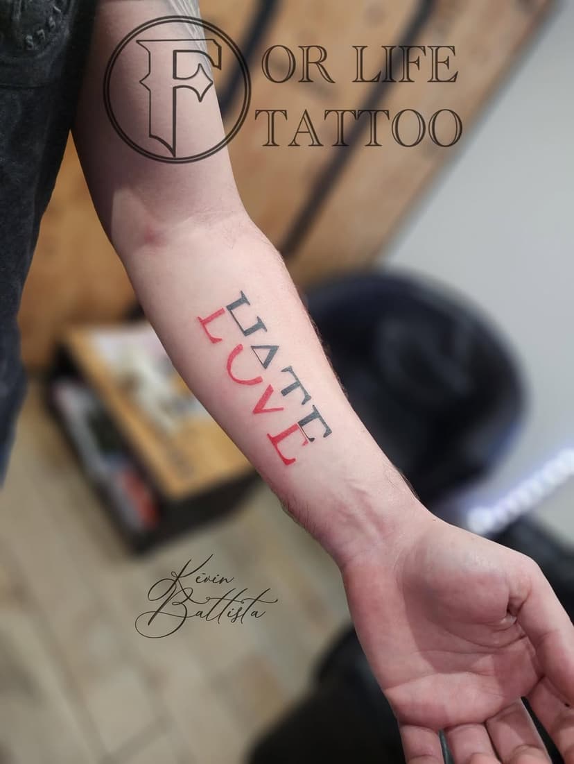 Tatouage de For life tattoo