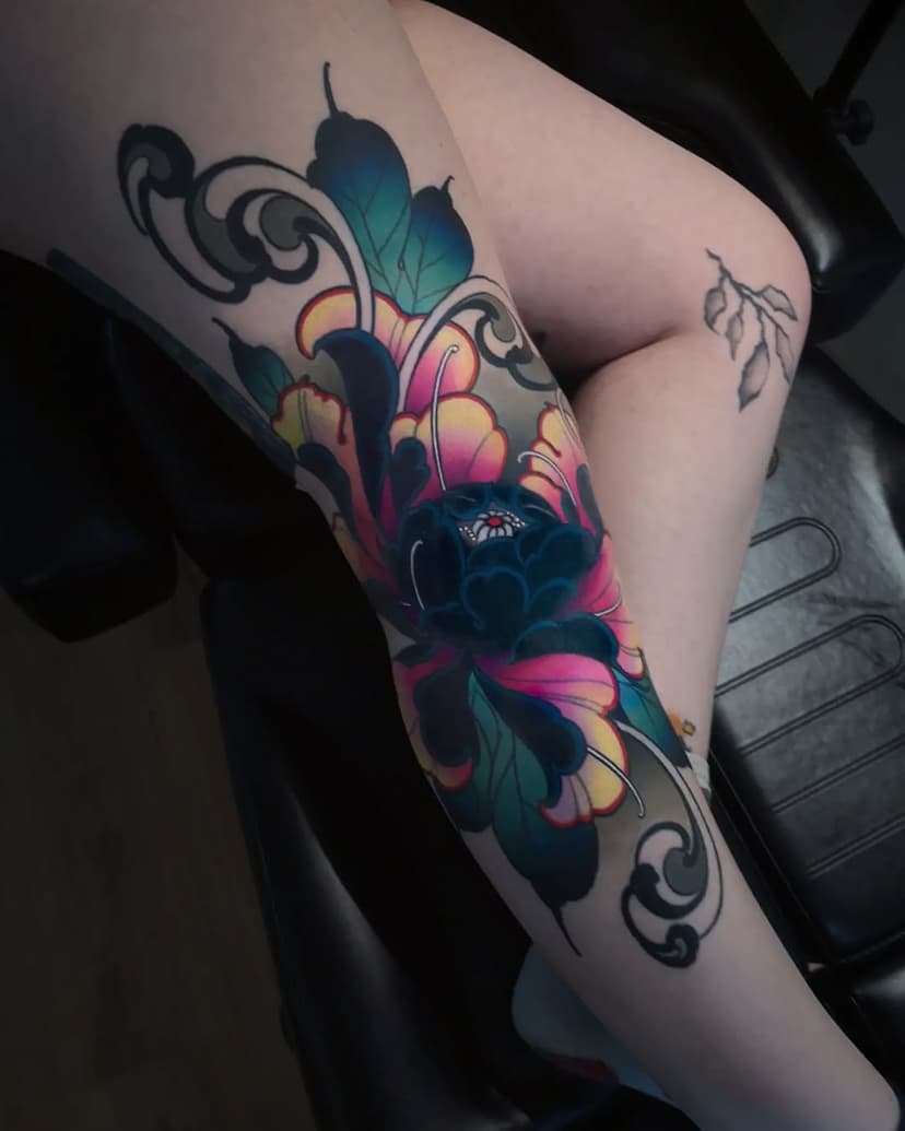 Tatouage de Golden brown tattoo art