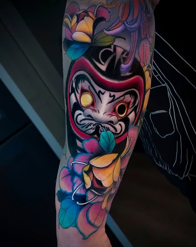 Tatouage de Golden brown tattoo art