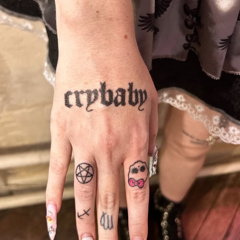 Tatouage de Handpoke by ninie