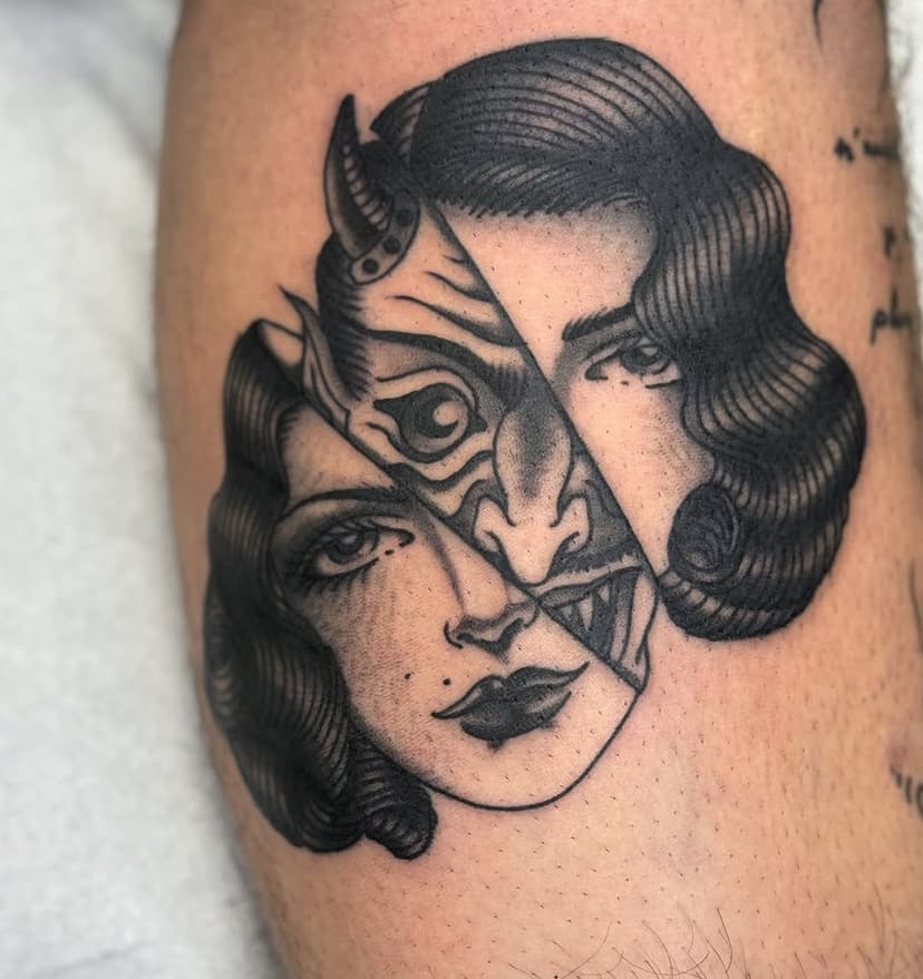 Tatouage de Amour Criminel Tattoo Club