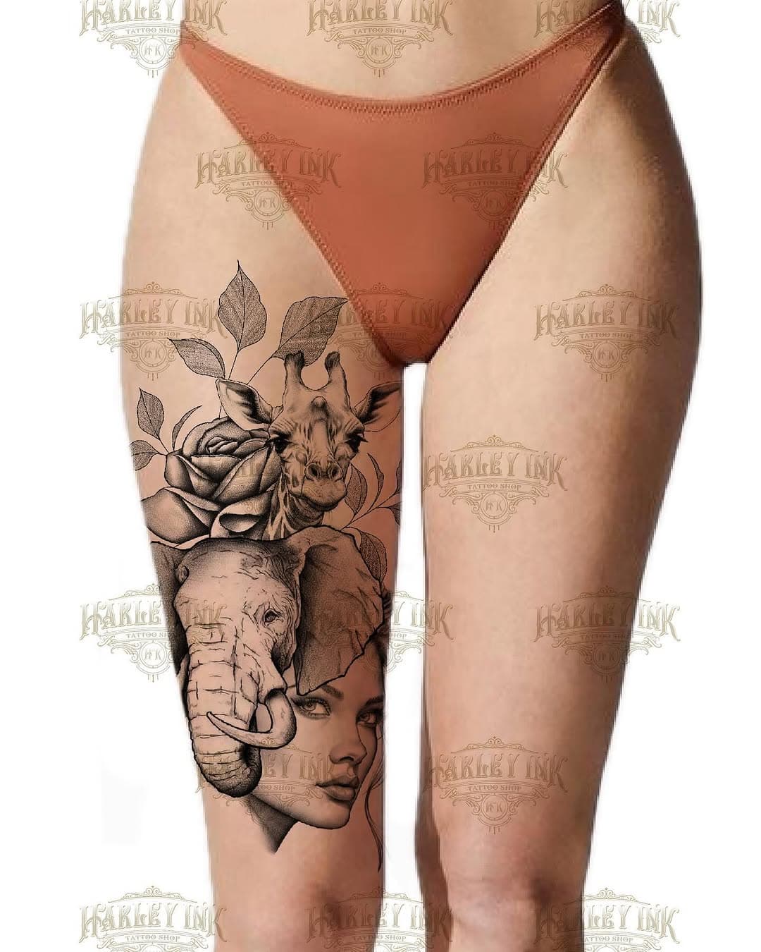 Tatouage par Harley ink Tattoo Shop