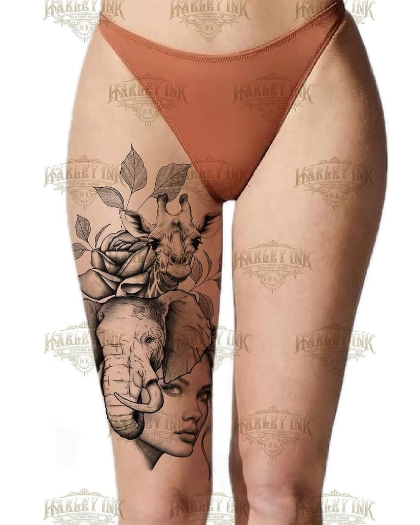 Tatouage de Harley ink Tattoo Shop