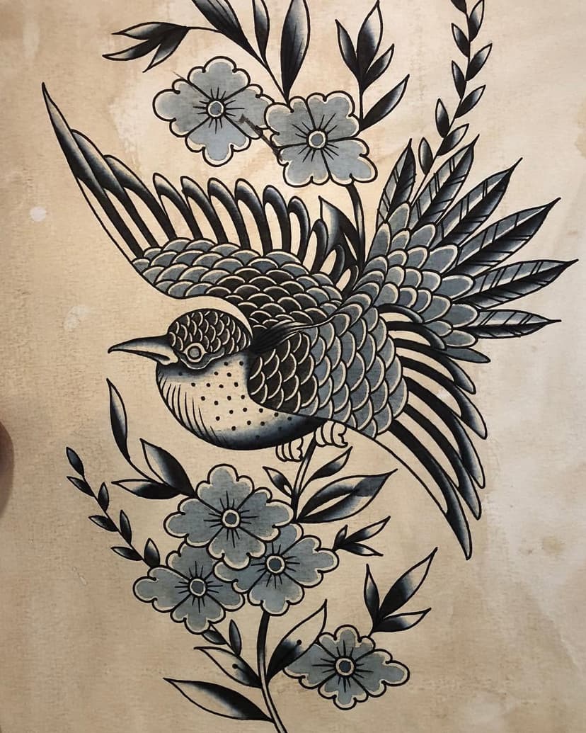 Tatouage de House of Blues Tattoo Studio