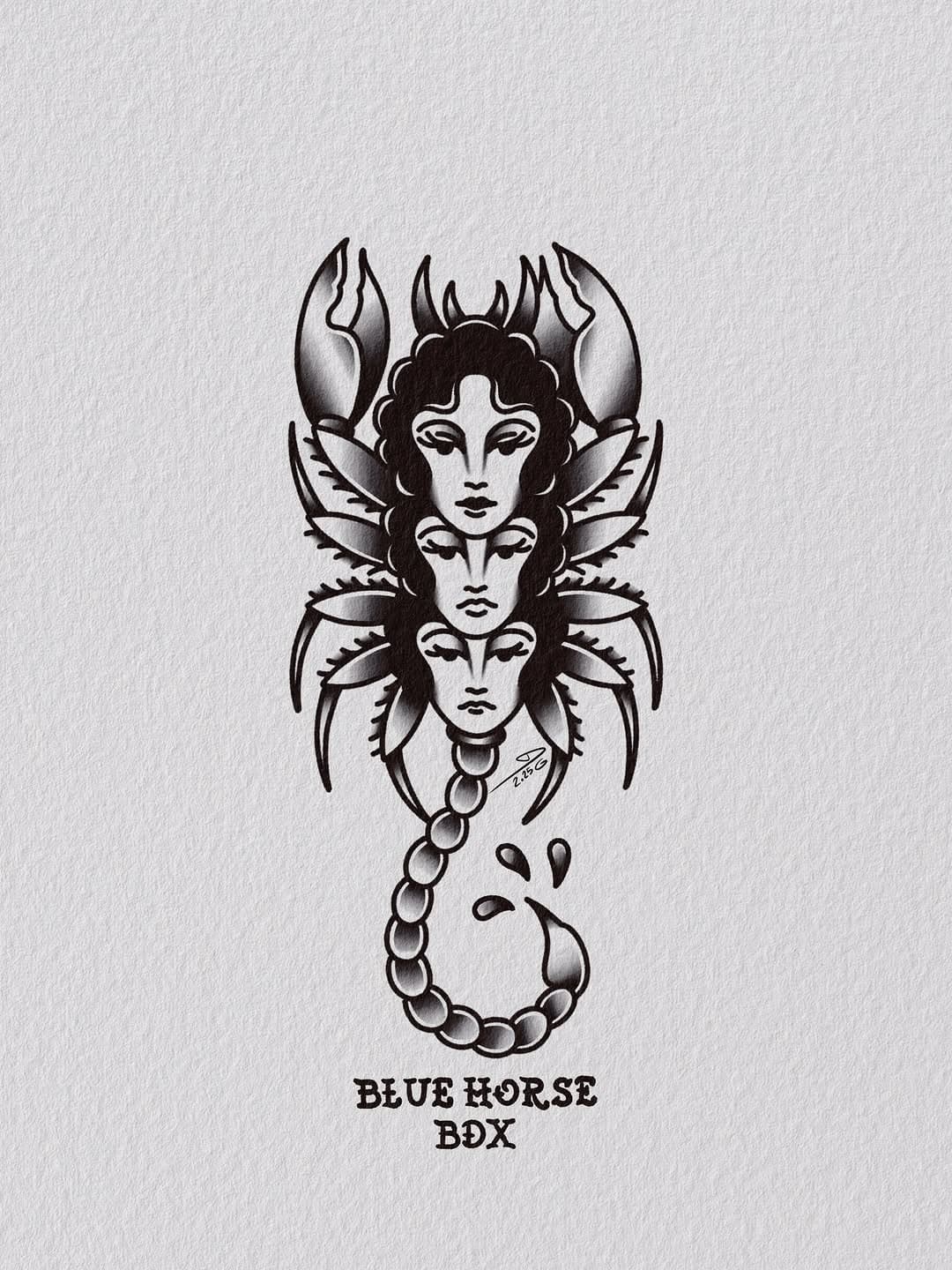 Tatouage par Blue Horse Tattoo
