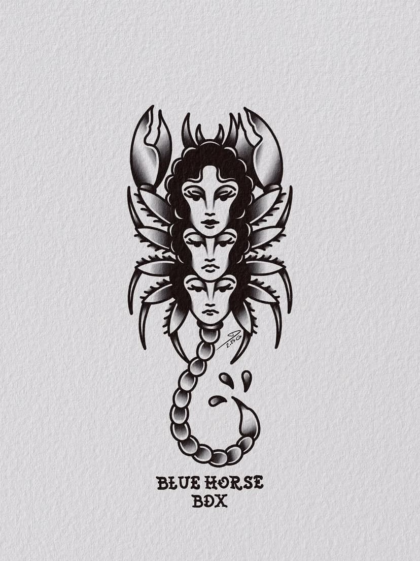 Tatouage de Blue Horse Tattoo