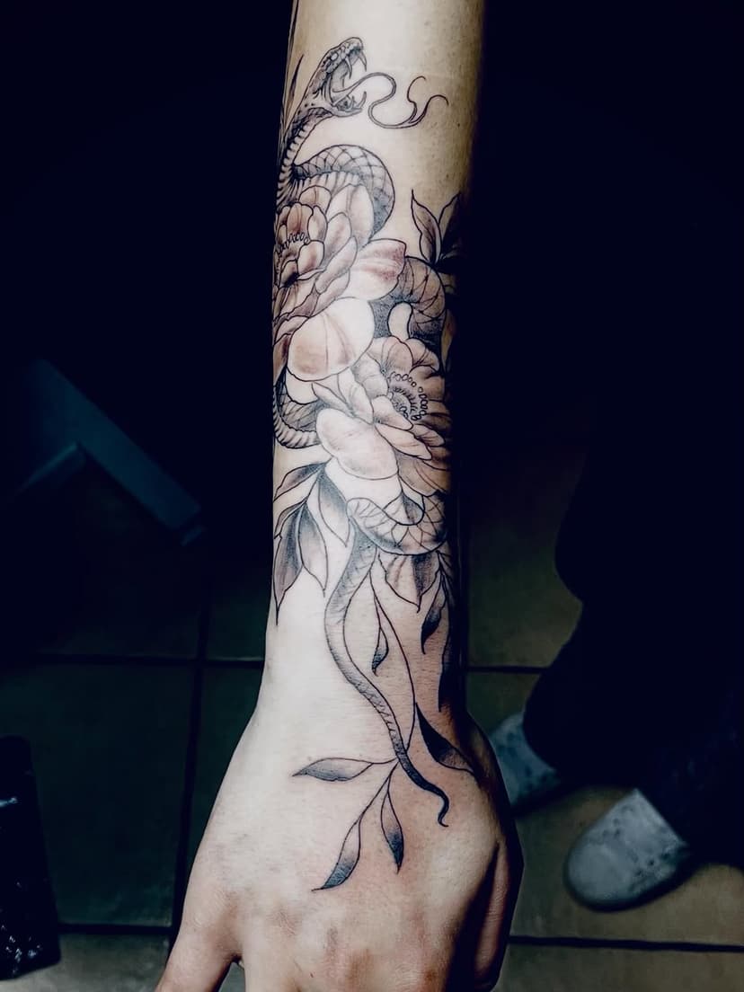 Tatouage de Inka tattoo shop