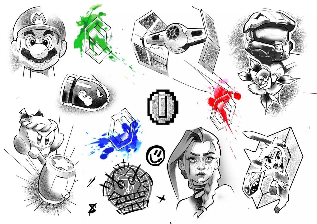 Tatouage par Jonathan M. Tattoo