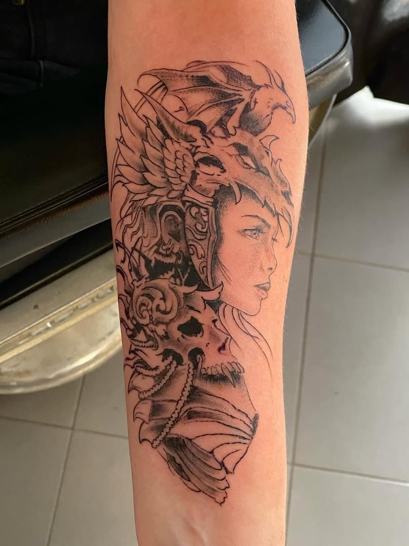 Tatouage de kainart tattoo