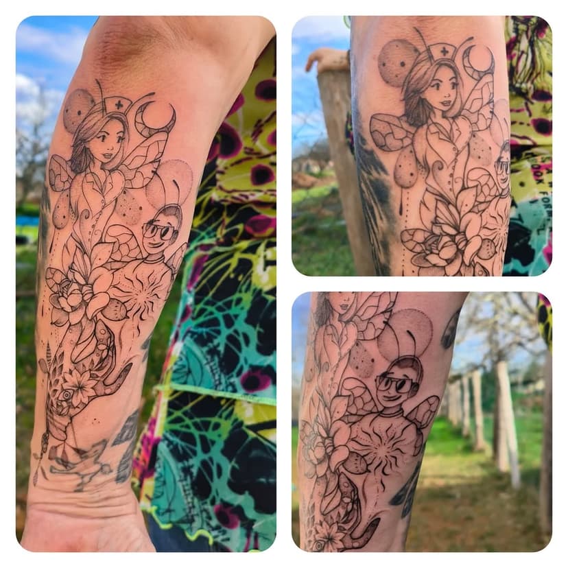 Tatouage de KykAiles Shangri-La tattoo