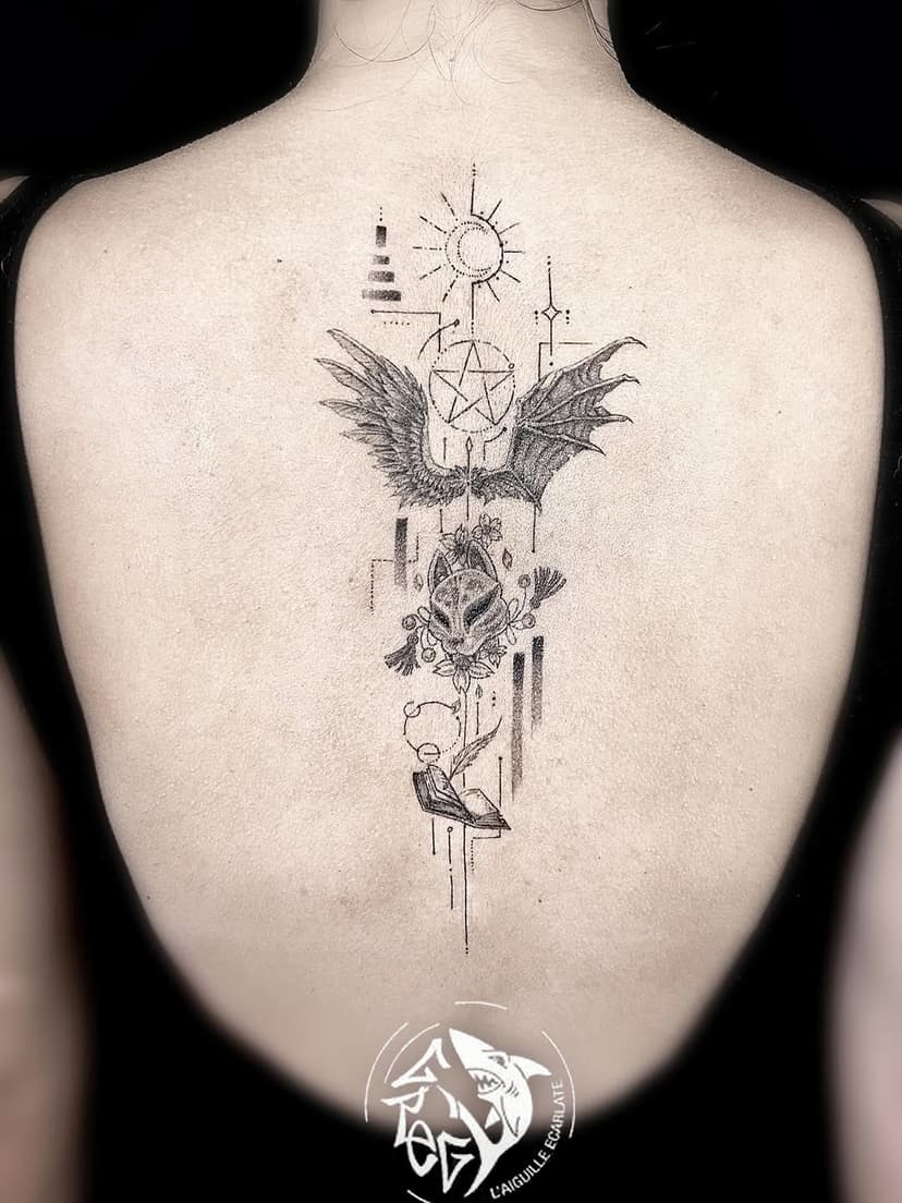 Tatouage de L' Aiguille Ecarlate