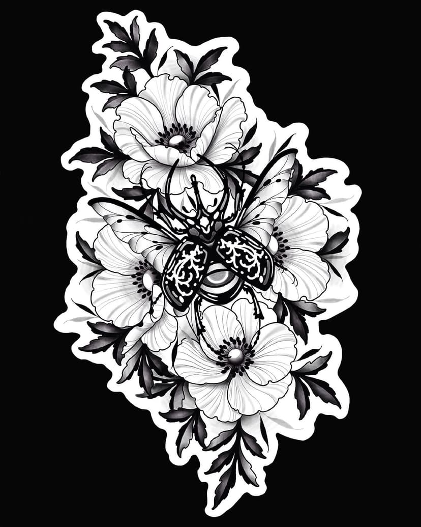 Tatouage de L'Atelier du Point - Salomé Baraër Tattoo