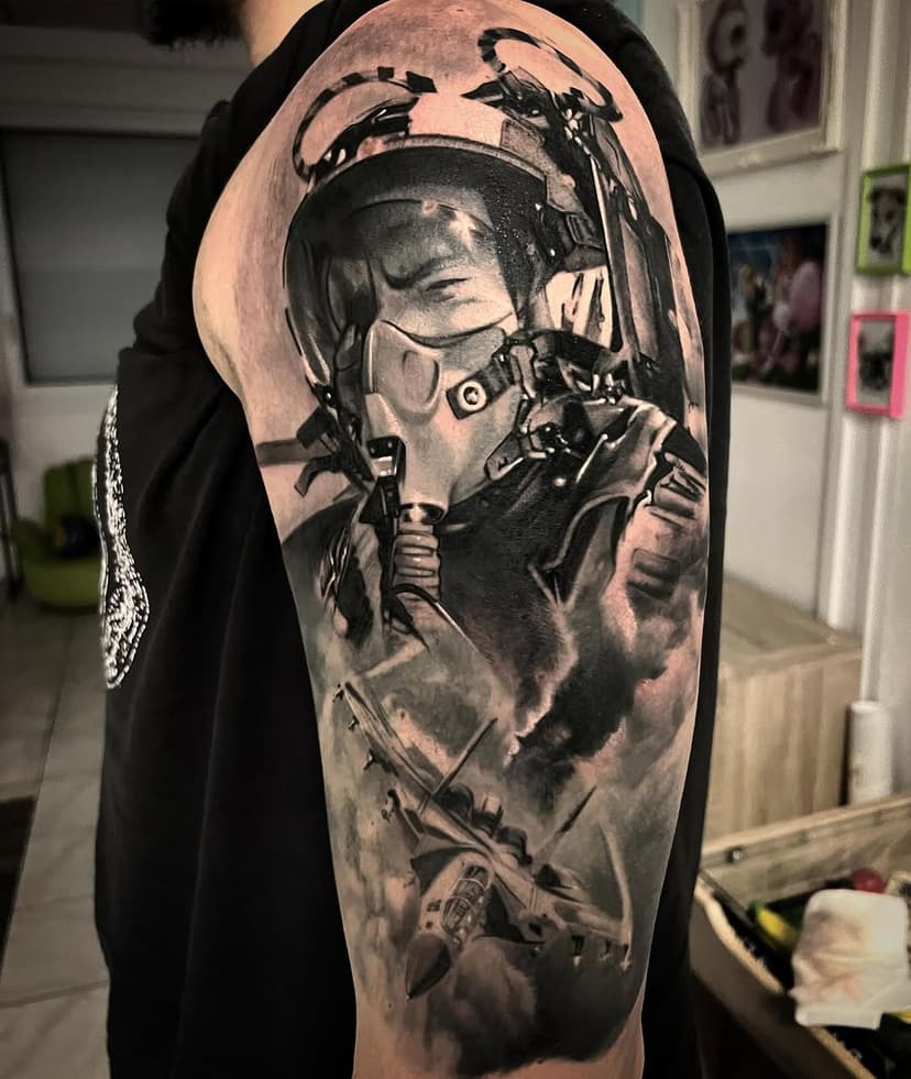 Tatouage de L'atelier tatouage by Jack Jouan