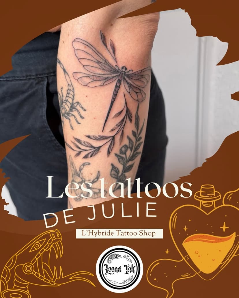 Tatouage de L’Hybride Tattoo Shop