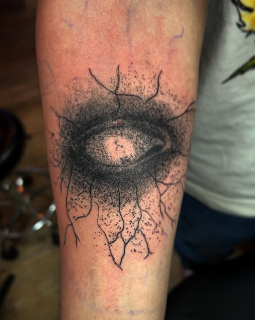 Tatouage de L’œil de l’encre