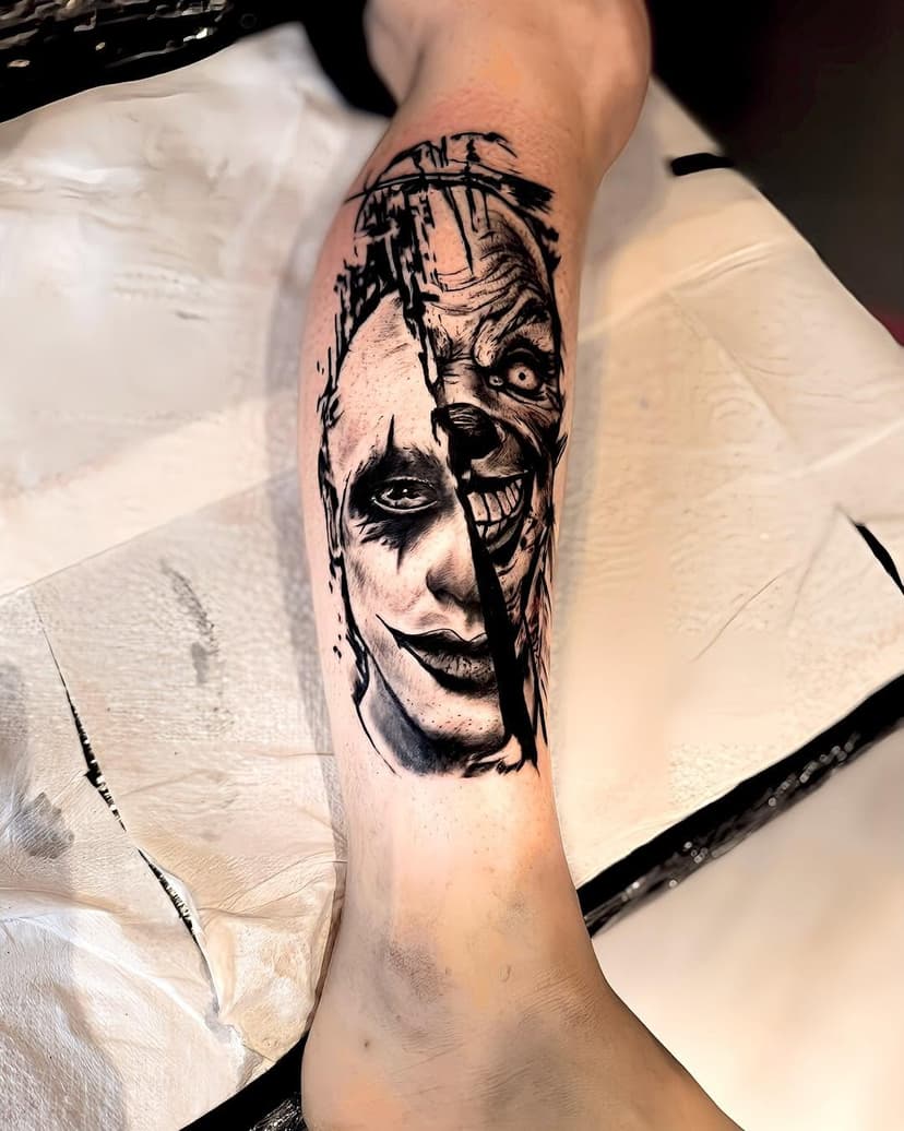 Tatouage de La belle et le tatoué