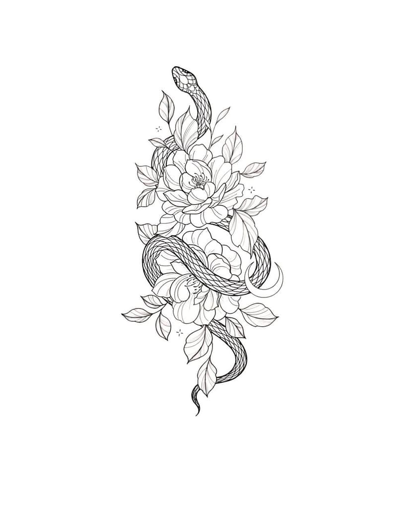 Tatouage de La belle et le tatoué