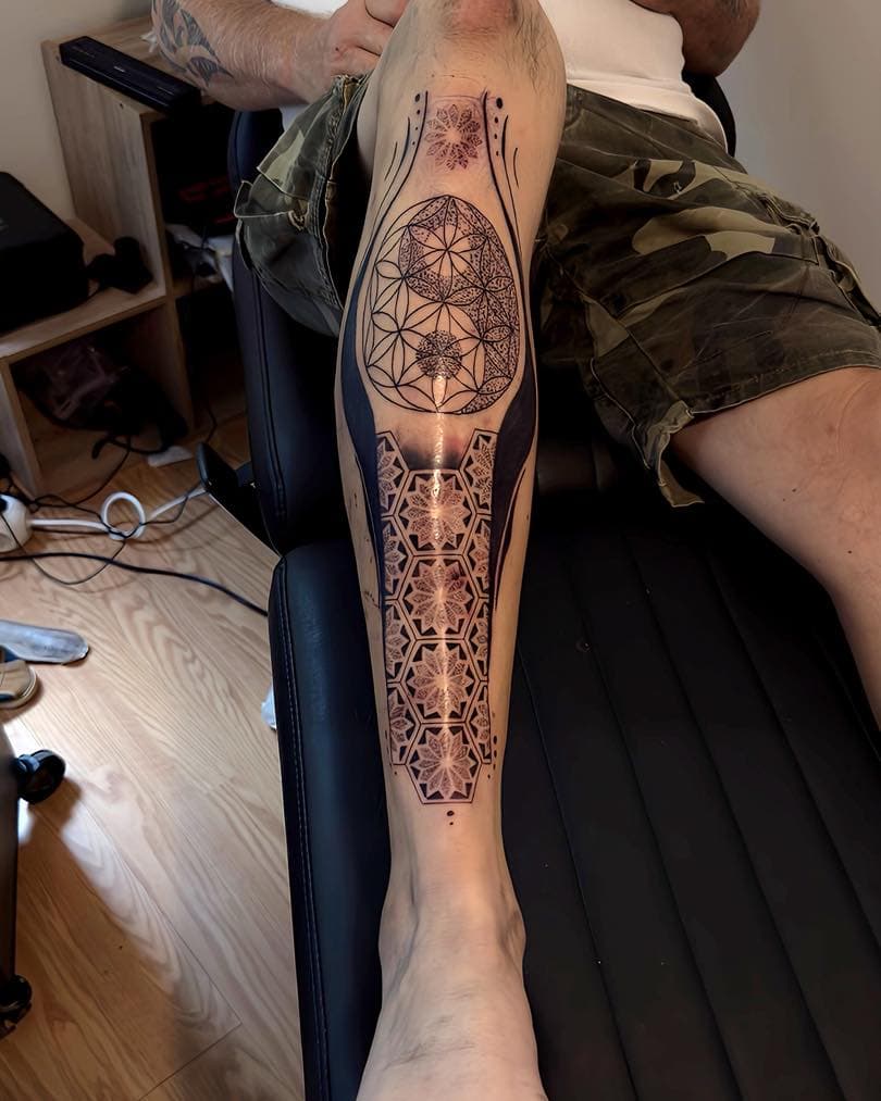 Tatouage de La belle et le tatoué
