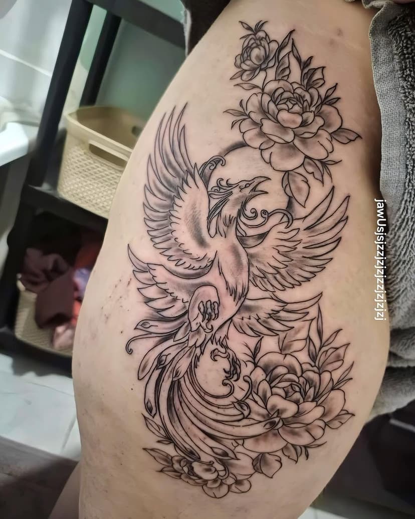 Tatouage de La belle et le tatoué
