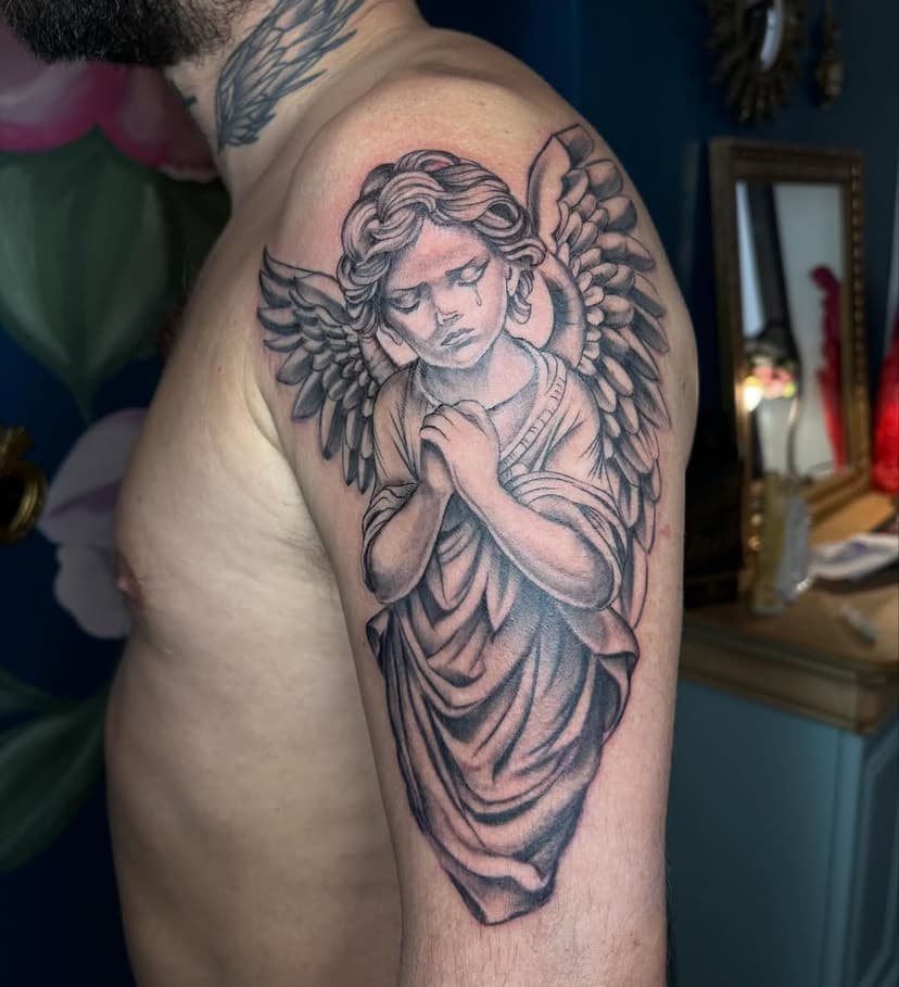 Tatouage de La Culpa tattoo shop