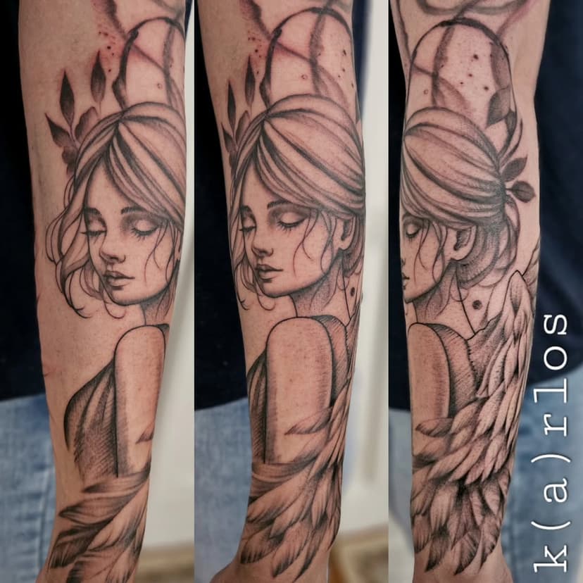 Tatouage de La fabrique à tatouages par Joachim Sanders