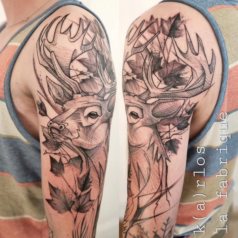 Tatouage de La fabrique à tatouages par Joachim Sanders