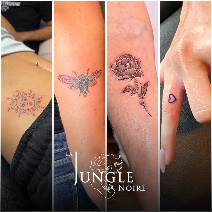 Tatouage de La jungle noire
