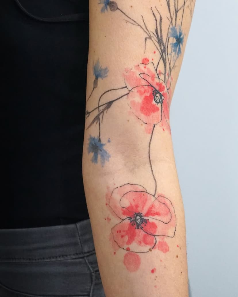 Tatouage de la ligne Sauvage