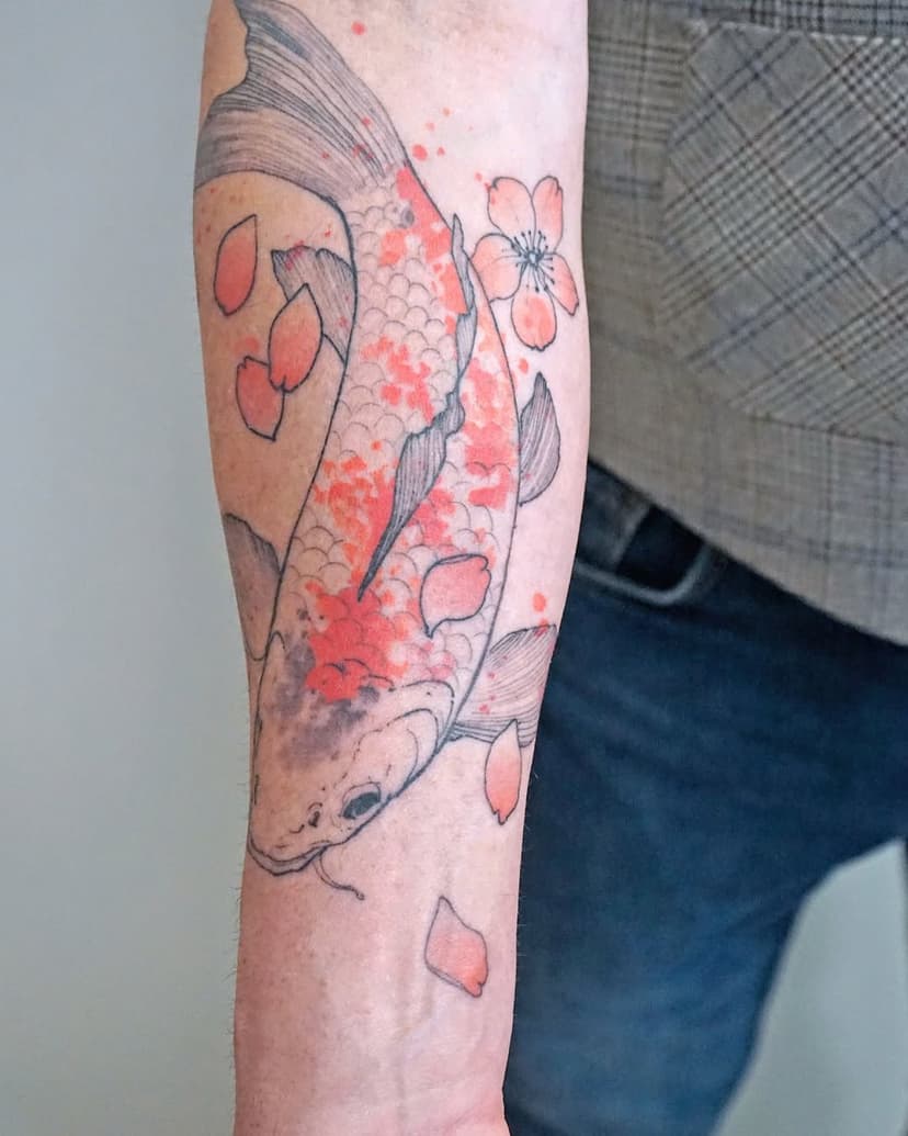 Tatouage de la ligne Sauvage