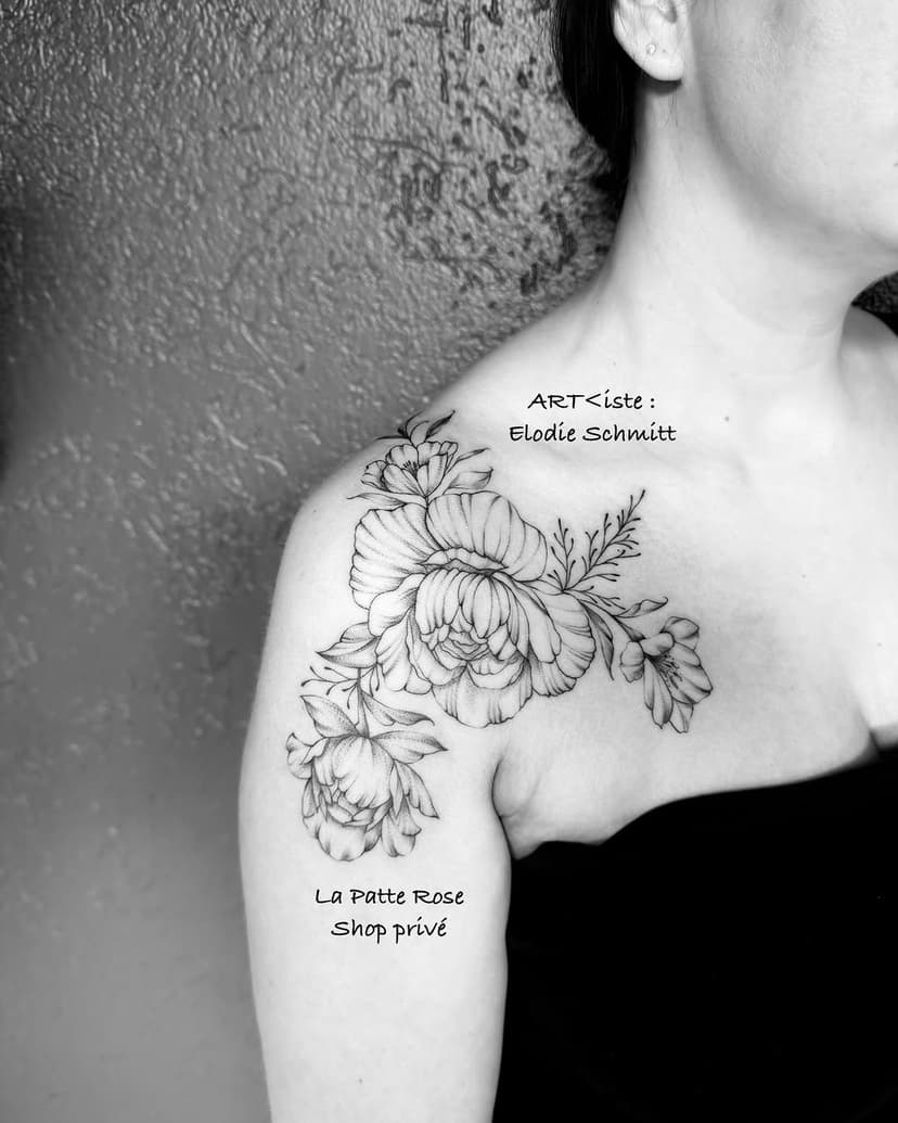 Tatouage de La Patte Rose