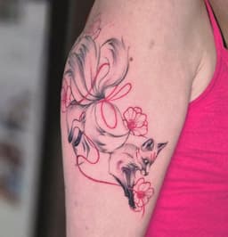 La plume d'argent/ tattoo