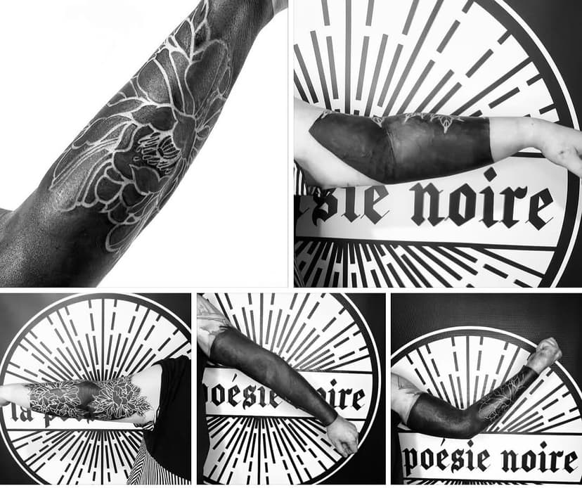 Tatouage de La poésie noire