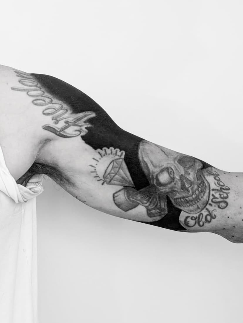 Tatouage de La poésie noire