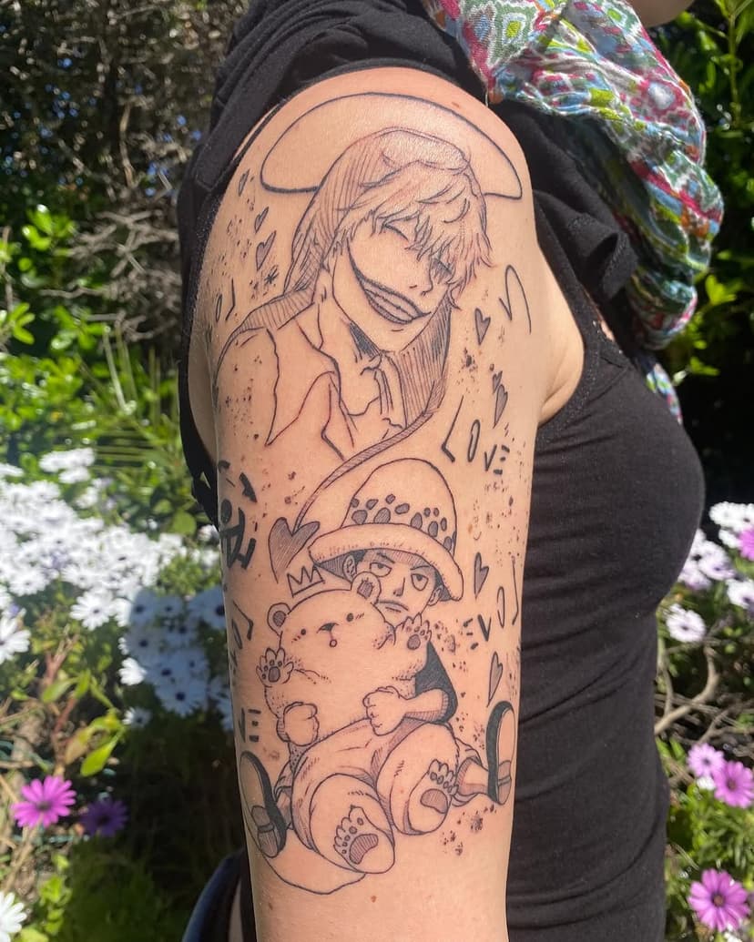 Tatouage de La Ruche Atelier Tatouage/L'Ourson Encreur