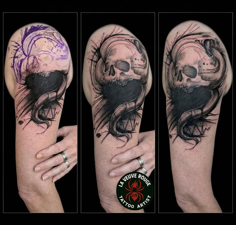 Tatouage de La Veuve Rouge - Tattoo Artist