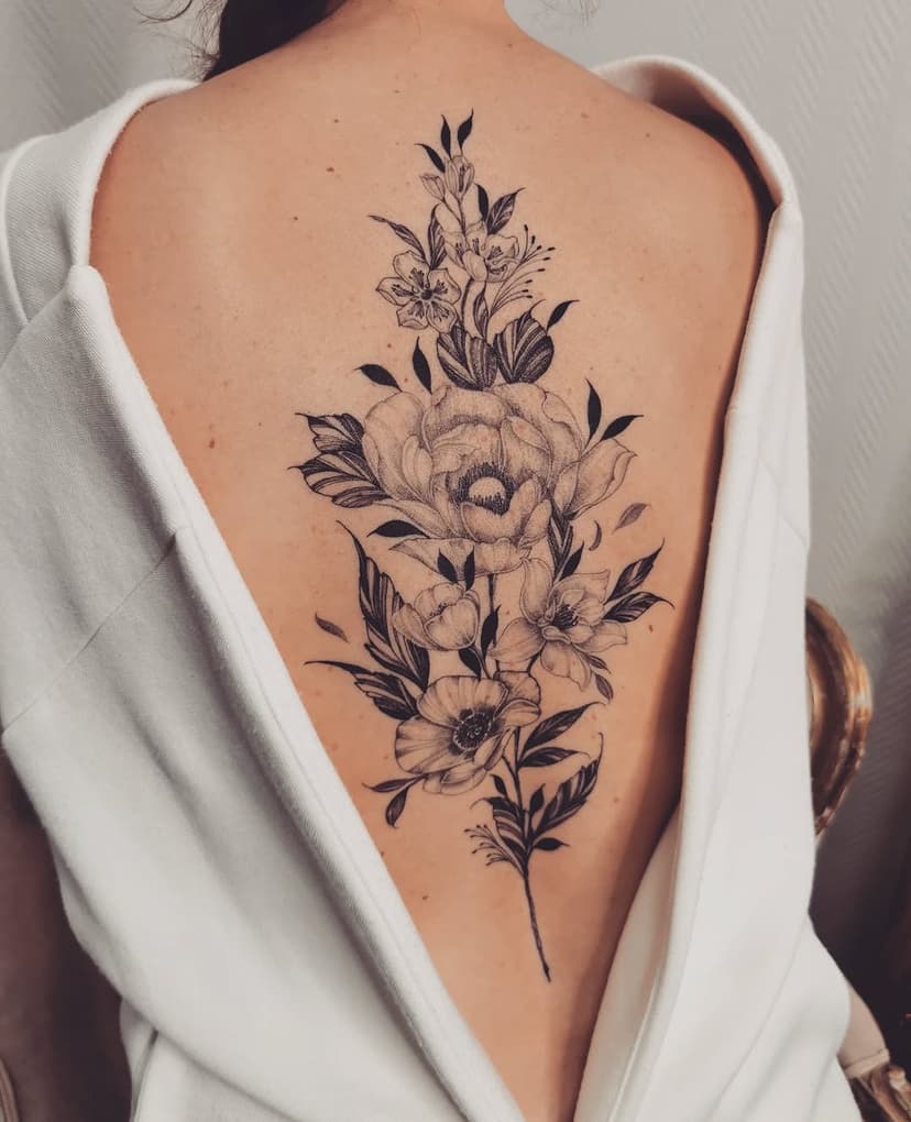 Tatouage de Mia Black Rose