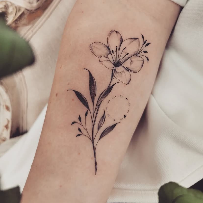 Tatouage de Mia Black Rose