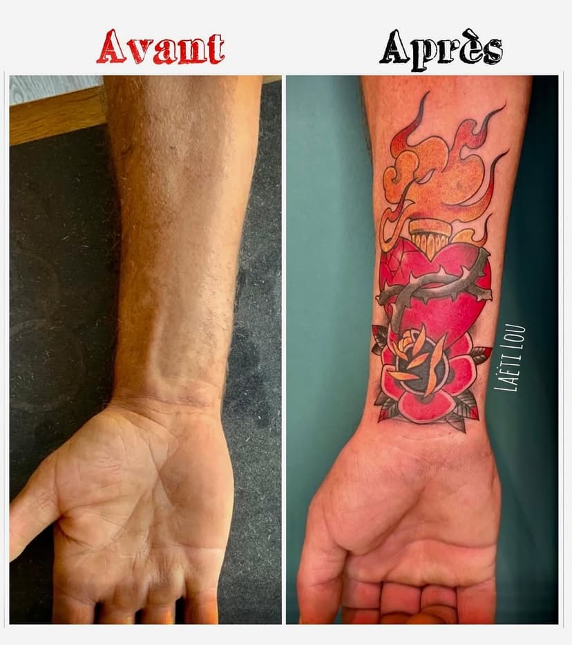 Tatouage de Laëti Lou Tattoo