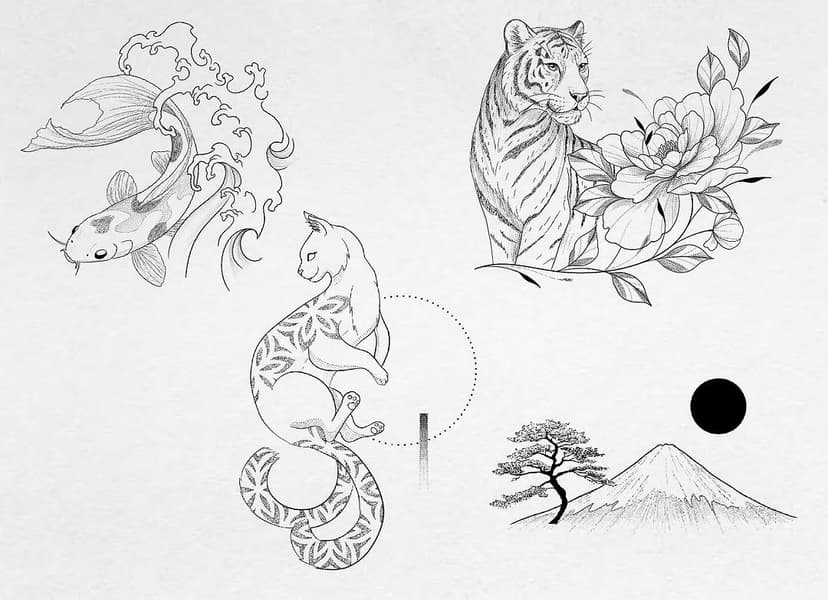 Tatouage de Le Lion Noir Tattoo