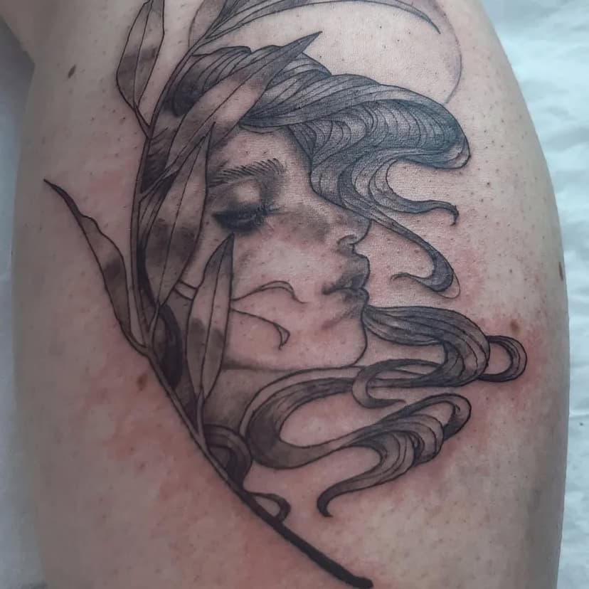 Tatouage de Le Moulin à Encre Studio de tatouage privé